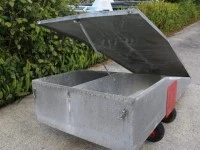 BIG ALUMINUM Roof Box 2.37 M Long 1200 x 420