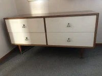 Bedroom settingmid century