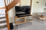 Kitchen table and 4 chairs, Two single sofa chairs, TV stand, Medium f...