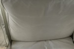Retro modernist designer White leather couch from homage 3 seater mode...