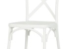 6 wooden dining chairs semi stackable