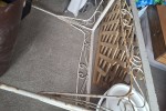 Small dining table, thin wrought iron, not heavy