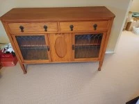 Kitchen stool (3), Glass table top, Fridge, Coffee table. Glass top, A...