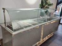 Salad display fridge
