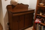 Wooden side table cabinet
