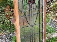 Antique leadlight window