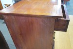 Teak 5 Drawer Tallboy