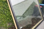 Large Aluminium Window - Flaxpod Colour