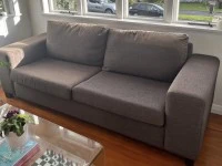 Sofa: 2.3 m wide, 0.9 m deep, Sofa, 620x1000x1450mm X 2 pieces of thes...