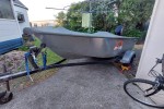 Small boat Fc390 dinghy on trailer