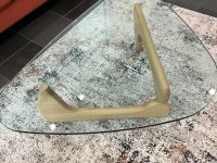 Sofa, Coffee table - glass top only, Microwave, Small drawers