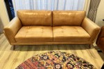 LUCA HENDRIX LEATHER 3 SEATER SOFA from Farmers