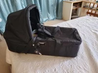 Double buggy plus bassinet attachment