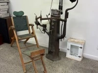 Lot #32 Antique dentist’s Chair and Pedestal