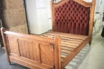 Queen bed frame, Dimensions: W1538mm x Headboard height 1760mm Tailboa...