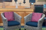 2 rattan chairs