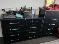 Double bed, Lazboy couches 2.5 seater and 2 seater, Dryer, Side tables...