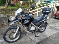 Motorcycle bmw f650gs