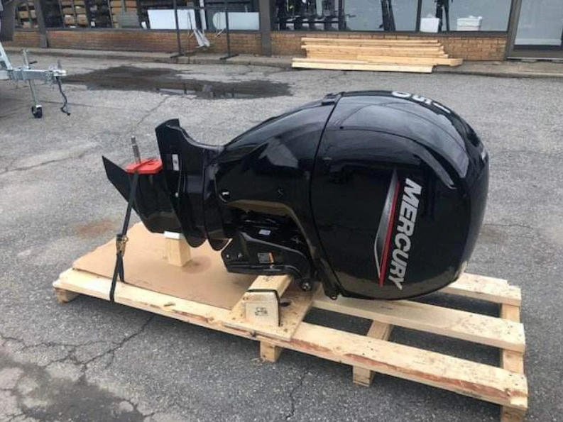 Packaged outboard motor