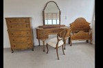 Dressing Table incl Chair and Chest of Drawers