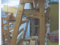 Weaving loom, Rug wool in photos