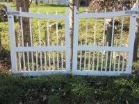 Wooden gates