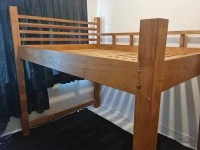 Double loft bed - solid pine