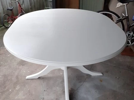 Lovely white dining table
