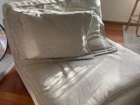 Early Settler slouch couch and ottoman - 1yrs old excellent condition ...