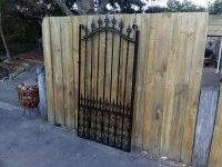 Black Wrought Iron Path or Entrance Gate Wow! Wide 880mm, High 1820/16...