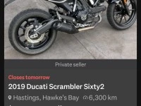 Motorcycle Ducati Sixty 2