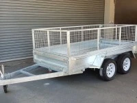 10x5 Tandem Axle Caged Trailer