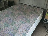 Double bed, base + headboard