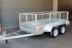 10x5 Tandem Axle Caged Trailer