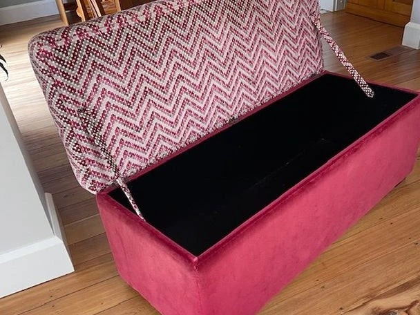 Upholstered Storage Ottoman