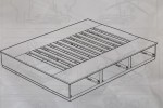 1 Queen Mattress, and 1 Queen bed frame and drawers - disassembled and...