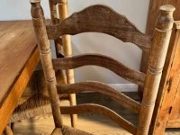 4 x antique French chairs