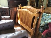 Recycled rimu queen slat bed