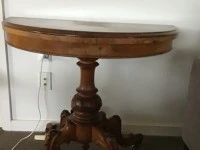 Antique Card table, Antique chair