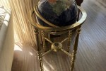 Large Luxury Gemstone World Globe on Brass Stand with Compass – 106cm ...