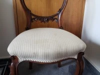 6 Dining chairs, 1 x sitting room chair