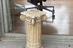 Dresser, 2 pedestals, 2 statues, Fountain