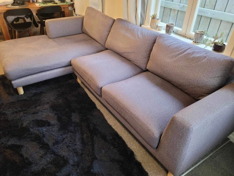 Couch Sofa L Shape 3 seater, Book Shelf, Queen bed Mattress and Frame ...