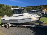 6.2 metre stabi craft super cab trailer boat