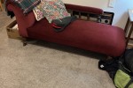 Chaise lounge, Piano stool, Chair, Desk