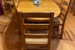 Dining table, Dining chairs x6