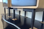 Pair of Alba Black 2 Drawer Bedside Tables by Dixie Cummings