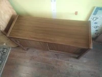 ## vintage mid century wooden sideboard ##