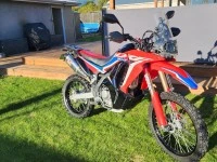 Motorcycle honda 300 rally