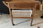 Wooden trolley